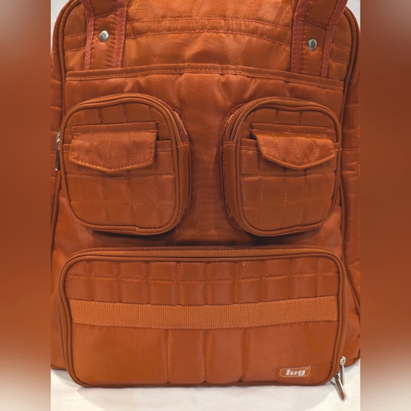 Lug Puddle Jumper Travel Commuter Overnight Weekend Gym Yoga Satchel Tote Bag - Picture 3 of 17